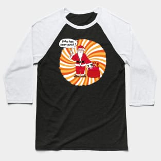 Santa pop art Baseball T-Shirt